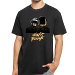 Daft Punk T-Shirt, Logo Printed